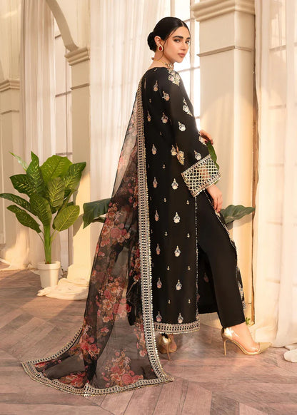 Veezal - Unstitched Luxury Lawn Heavy Embroidered 3PC Suit - VL1327