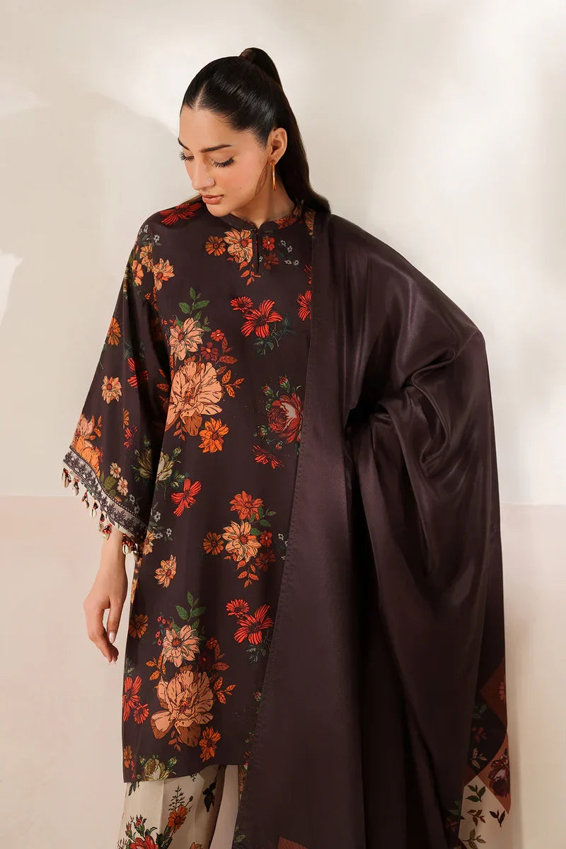 Winter 3PC Karandi Digital Print Dress - VL 1629