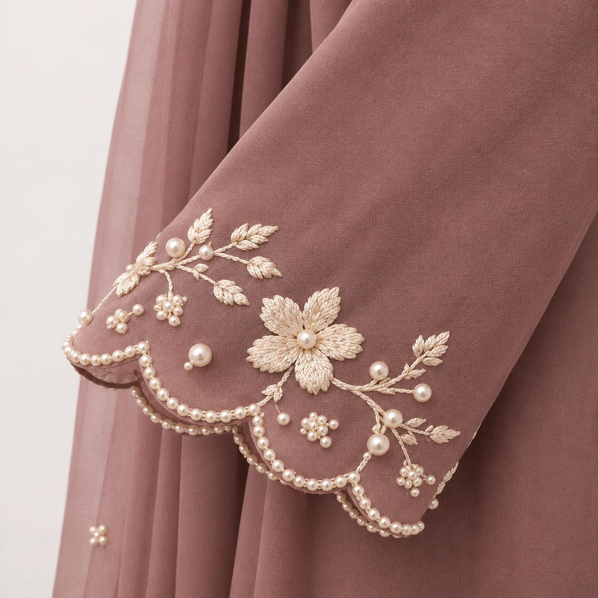 Bunaai - Winter -3PC Silk Embroidered Suit - VL1702