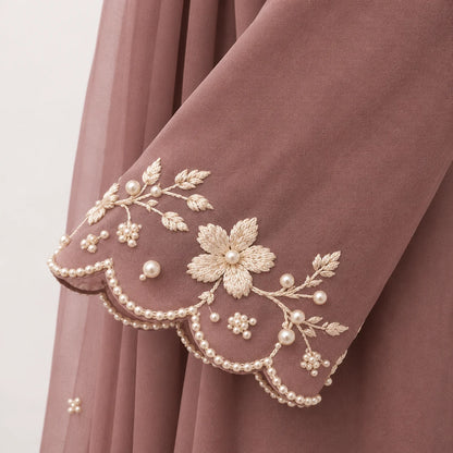 Bunaai - Winter -3PC Silk Embroidered Suit - VL1702