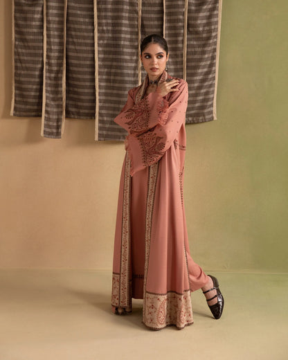 Ziva - Winter 3PC Dhannak Embroidered Suit - VL 1650