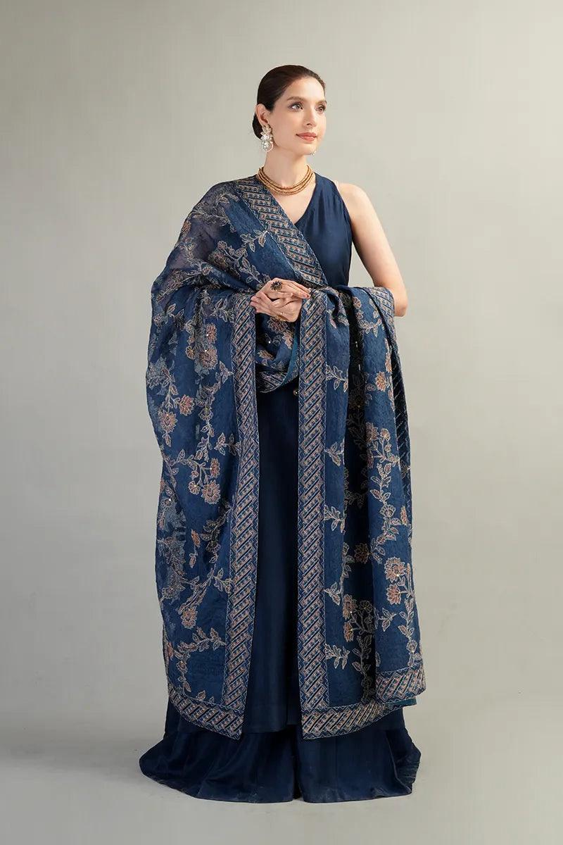 BREEZE Winter Unstitched 3pc Full Embbroidered Dhanak Suit - VL1128