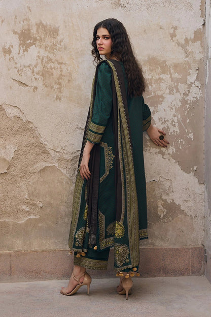Charizma - Winter 3PC Karandi Digital Print Dress - VL 1635