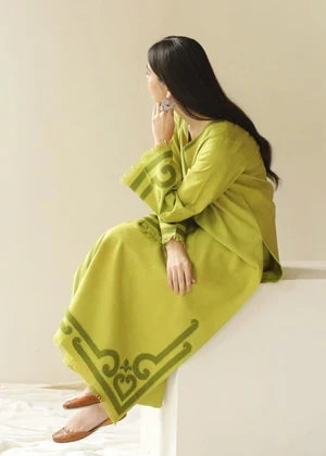 Dyot - Winter 2PC Dhanak Embroidered Suit - VL 1638