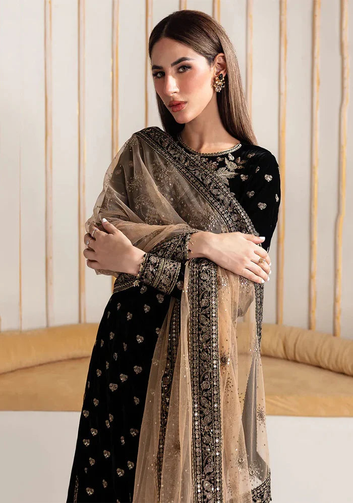 VL 1659 Jazmin - Winter Embroidered Velvet 3piece Suit
