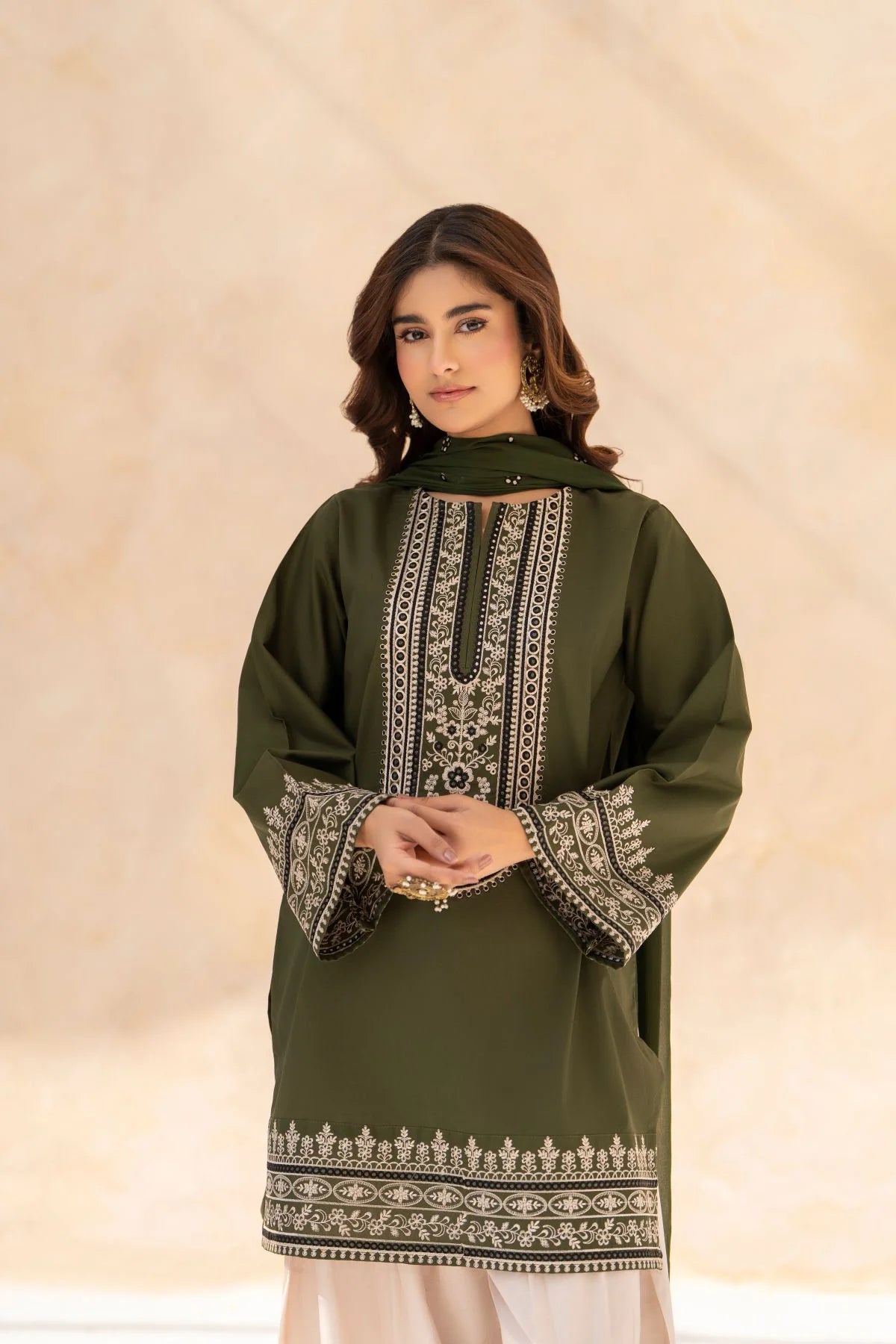 Sapphire - Summer 3PC Lawn Embroidered Suit - VL1395