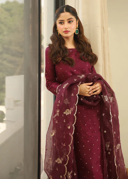 Eilf Silk collection 3PCS UNSTITCHED SUIT FABRIC Digtal printed - VL1482