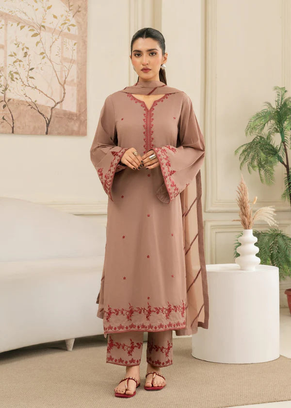 Veezal - Lawn 3PC Embroidered Suit - VL1330