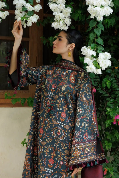 Jazmin - Winter 3PC Karandi Digital Print Dress - VL 1658