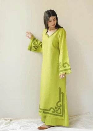 Dyot - Winter 2PC Dhanak Embroidered Suit - VL 1638