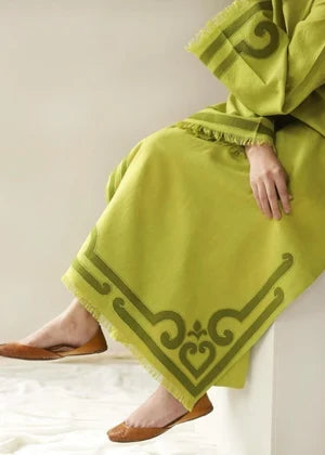 Dyot - Winter 2PC Dhanak Embroidered Suit - VL 1638