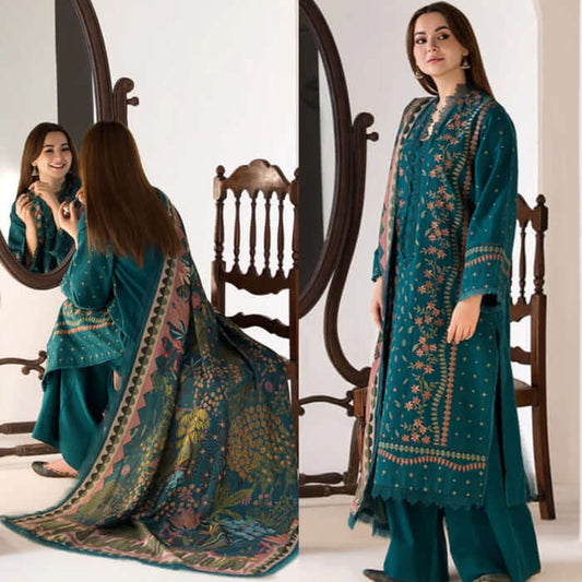 Sobia-Nazir - 3PC Embroidered Suit- VL1014