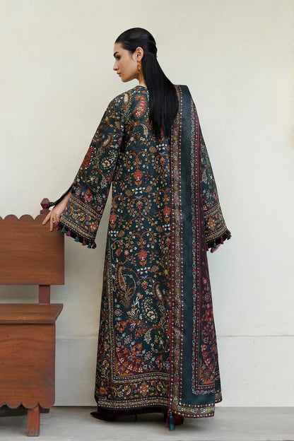 Jazmin - Winter 3PC Karandi Digital Print Dress - VL 1658