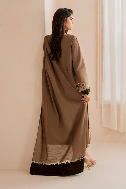 Baroque - Winter 3PC Dhanak Embroidered Suit - VL1606