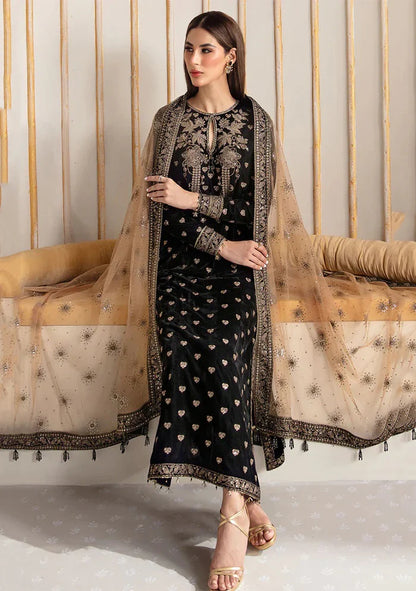 VL 1659 Jazmin - Winter Embroidered Velvet 3piece Suit