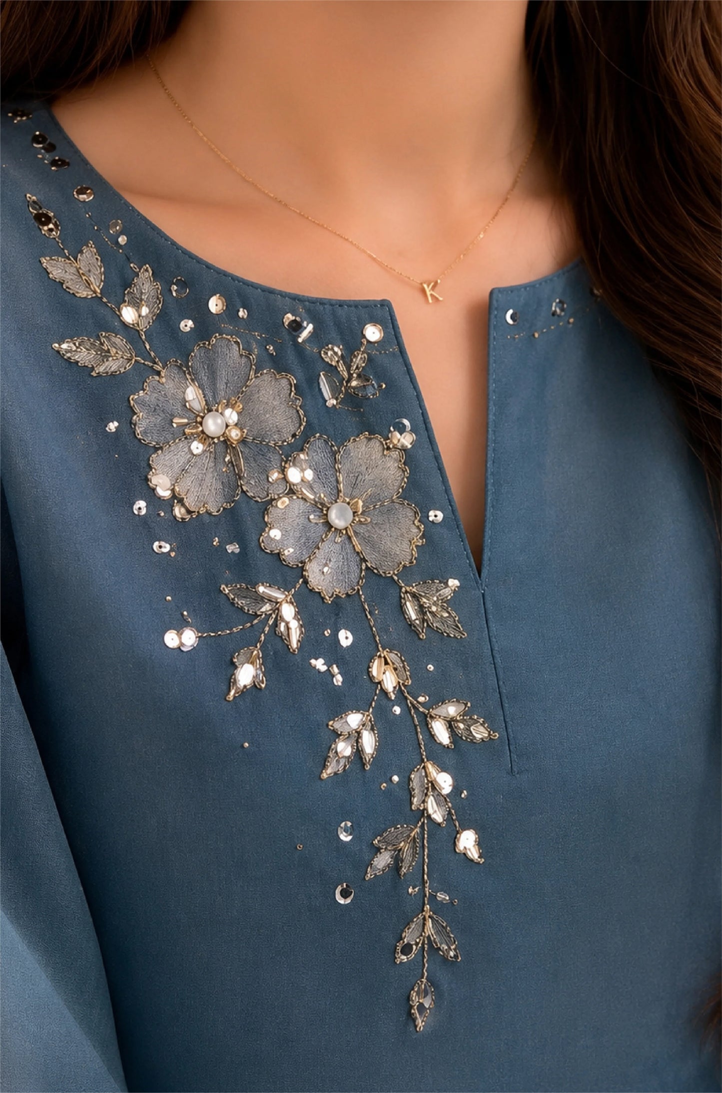 Veezal - Summer-3PC Lawn Embroidered Suit - VL1500