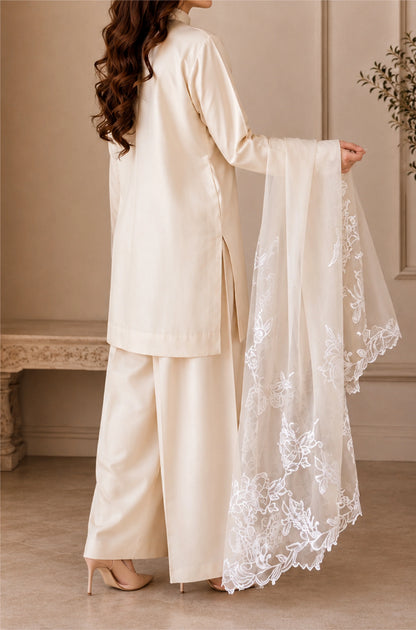 Veezal - Embroidered 3 Piece Unstitched Lawn Suit- VL1498