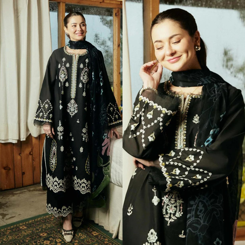 VL804 Chikenkari Zarashahjhan Embroidered Lawn Three Piece COCO