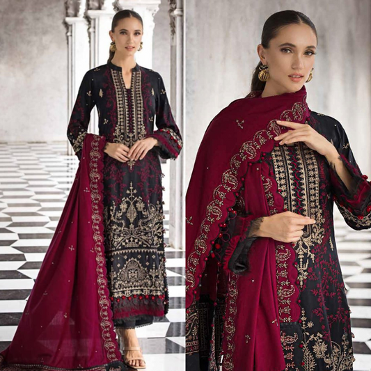 VL841 GUL AHMED  3 PIECE COLLECTION IN DHANAK