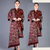 VL560 Bareeze Red Embroidered Dhanak Three Piece Winter Collection