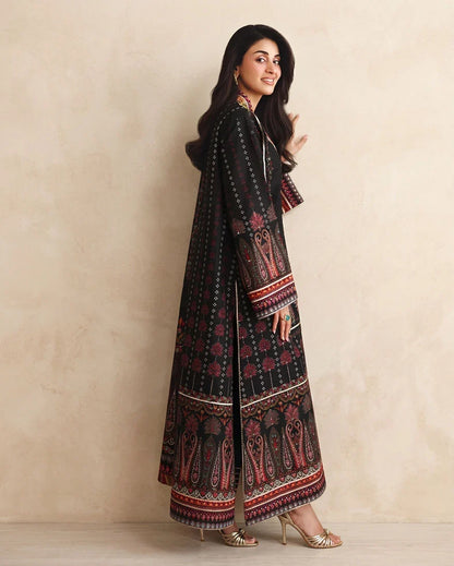 MUSHQ - Winter 3PC Karandi Digital Print Dress - VL 1639
