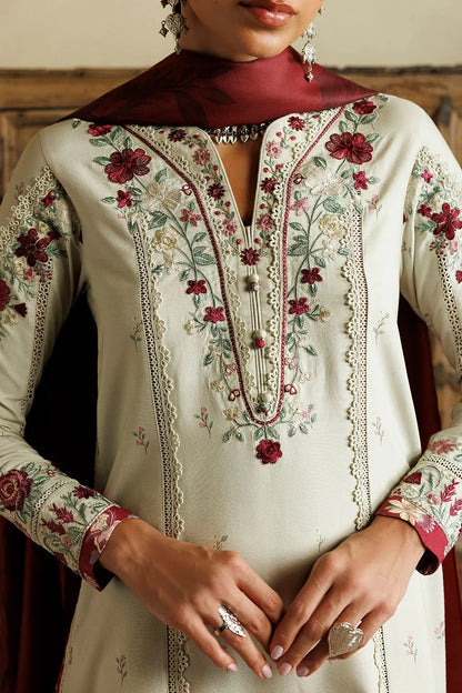 Iznik - Winter 3PC Dhanak Embroidered Suit - VL 1649