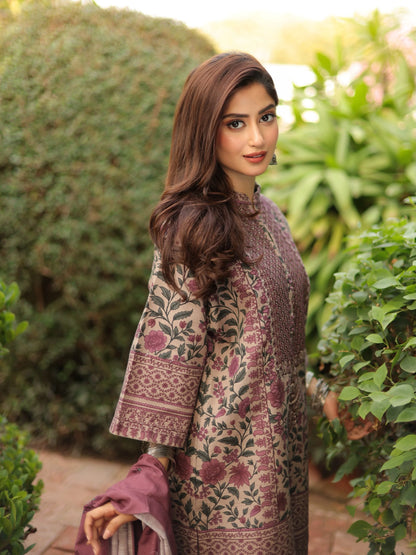 Sapphire - Winter 3PC Karandi Digital Print Dress - VL1703