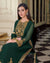 VL2065-3PC'S organza Embroidered Khatan Silk inner  Unstitched
